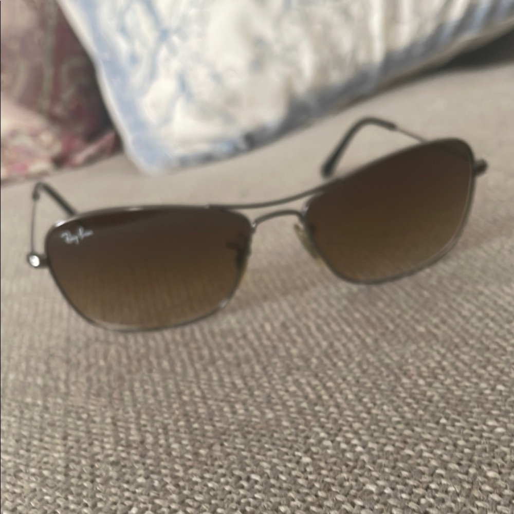 Ray-Ban Aviator Style Sunglasses - Brown Lenses